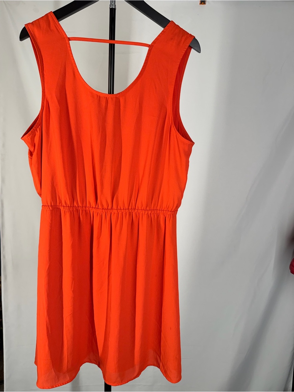 DR2‎ Vibrant Orange Sleeveless Mini Dress